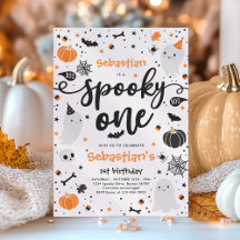 Spooky One Cute Halloween Ghost 1e verjaardag
