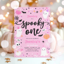 Spooky One Cute Halloween Ghost 1e verjaardag