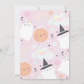 Spooky One Cute Halloween Ghost 1e verjaardag Kaart (Achterkant)