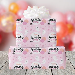 Spooky One Eerste Verjaardag Cadeaupapier
