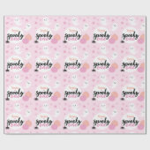 Spooky One Eerste Verjaardag Cadeaupapier (Vlak)