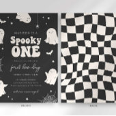 Spooky One First Birthday Invitation Eerste Boeken Kaart