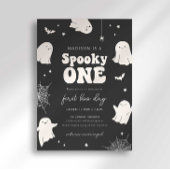 Spooky One First Birthday Invitation Eerste Boeken Kaart