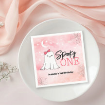 Spooky One Girly Ghost 1st Birthday Party