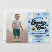 Spooky One Halloween 1e Afbeelding Verjaardagsfees Kaart (Voorkant)