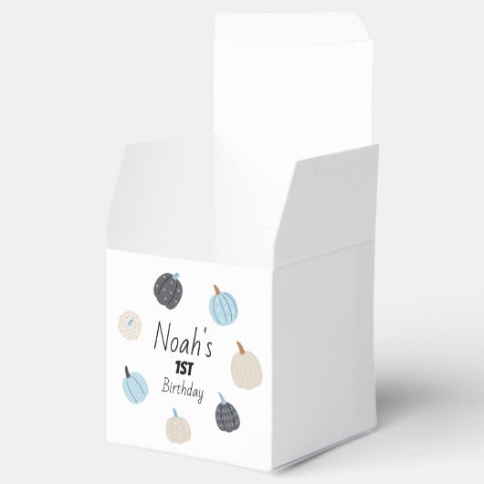 Spooky One | Halloween 1e verjaardag | Blauwe pomp Bedankdoosjes (Geopend)