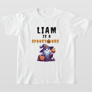 Spooky One Halloween 1e Verjaardag Jongen T-Shirt 