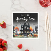 Spooky One Halloween 1e verjaardag Servet (Insitu)
