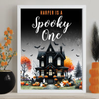 Spooky One Halloween 1e Verjaardagsfeest Bord