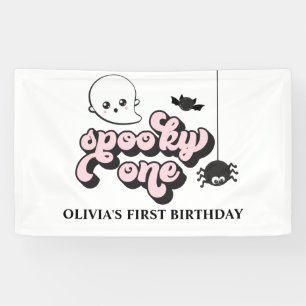 Spooky One Halloween 1st Birthday Spandoek