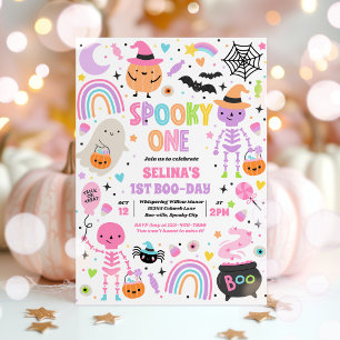 Spooky One Halloween Cuties 1e verjaardagsfeestje Kaart