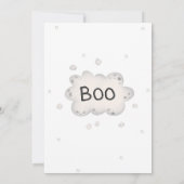 Spooky One Halloween Eerste Verjaardag Kaart (Achterkant)