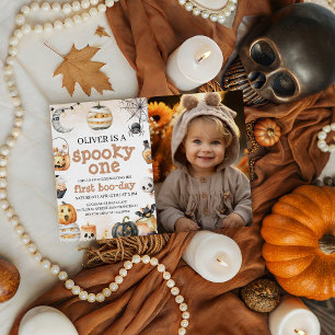Spooky One Halloween foto uitnodigen Kaart