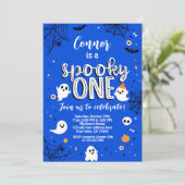 Spooky One Halloween Invitation Kaart (Staand voorkant)