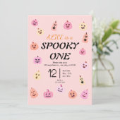 Spooky One Halloween Verjaardag Kaart (Staand voorkant)