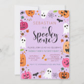 Spooky One Halloween Verjaardag Kaart (Voorkant)