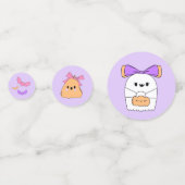 Spooky One Halloween Verjaardagstafel Confetti (Achterkanten)