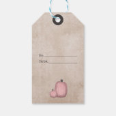 Spooky One Kawaii Ghost Halloween Verjaardag Cadeaulabel (Achterkant)