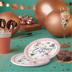 Spooky One Paper Bord - Roze