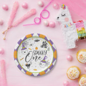 Spooky One Paper Bord - White (Feest)