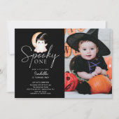 Spooky One Photo Birthday Kaart (Voorkant)