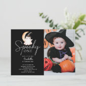 Spooky One Photo Birthday Kaart (Staand voorkant)