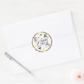 Spooky One Round Sticker - White (Envelop)