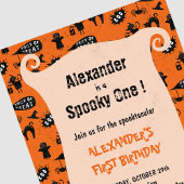 Spooky one Spooktacular Halloween 1e verjaardag Kaart