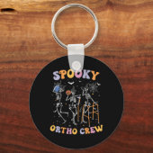 Spooky Ortho Crew Halloween Dancing Orthopedische  Sleutelhanger (Voorkant)