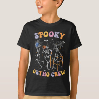 Spooky Ortho Crew Halloween Dancing Orthopedische  T-shirt