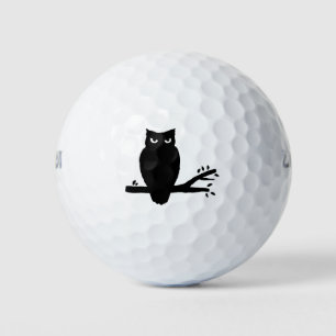 Spooky Owl Silhouette Golfballen