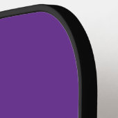 Spooky Paarse aangepaste naam Pickleball Paddle (Links Detail)