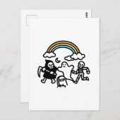 Spooky Pals Briefkaart (Voorkant / Achterkant)