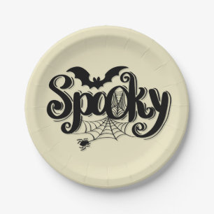 Spooky Papieren Bordje