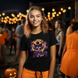 Spooky Paws Halloween Anime Chihuahua T-shirt