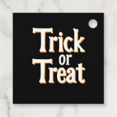 Spooky Plaid Lettering Halloween Bedankjes Labels (Achterkant)