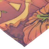 Spooky Poedel Hond Halloween Heks en Pompoen Tafelkleed (Gekanteld)