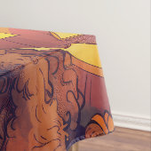 Spooky Poedel Hond Halloween Heks en Pompoen Tafelkleed (Voorbeeld)