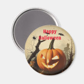 Spooky pompoen Halloween Collectie Magneet (Voorkant / Achterkant)