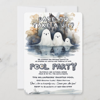 Spooky Pool Party Kaart