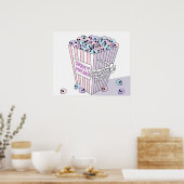 Spooky Popcorn Poster (Keuken)