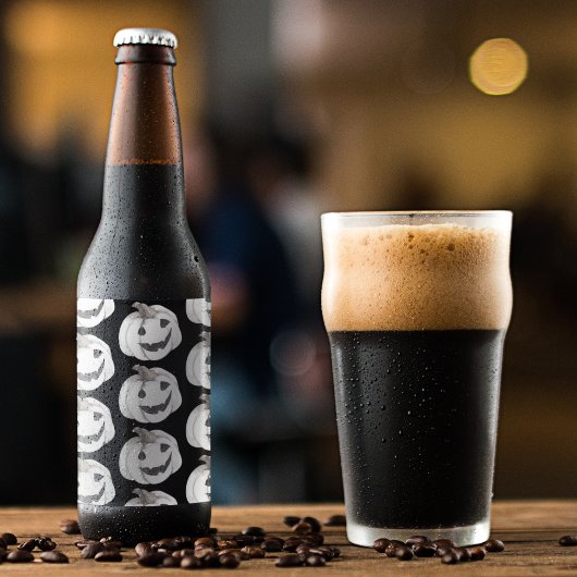 Spooky Pumpkin Halloween Beer | Jack-O’-Lantern Bier Etiket