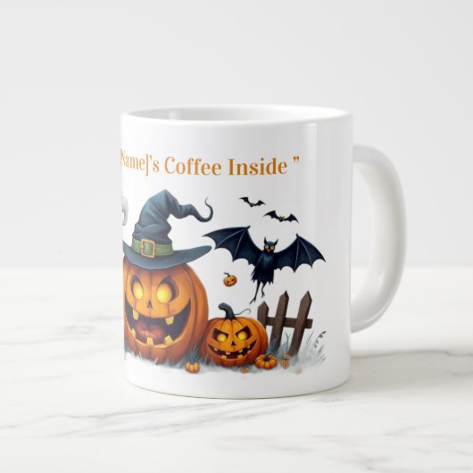 Spooky Pumpkin Magic Mug (Devant droit)