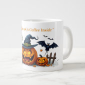 Spooky Pumpkin Magic Mug Extra Grote Beker (Voorkant rechts)