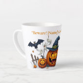 Spooky Pumpkin Magic Mug Latte Mok (Linkerhoek)