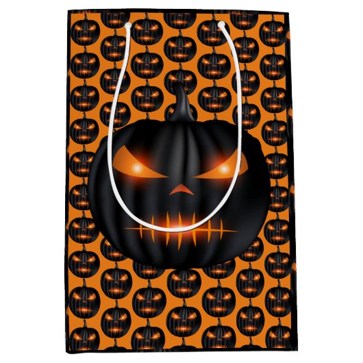 Spooky Pumpkin Medium Cadeauzakje (Voorkant)