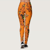 Spooky Pumpkin Mouse Leggings (Achterkant)