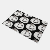 Spooky Pumpkin Pattern | Happy Halloween Deurmat (Schuin)
