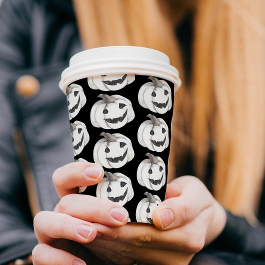 Spooky Pumpkin Pattern | Happy Halloween Papieren Bekers