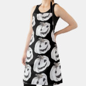 Spooky Pumpkin Pattern | Happy Halloween Schort (Insitu)